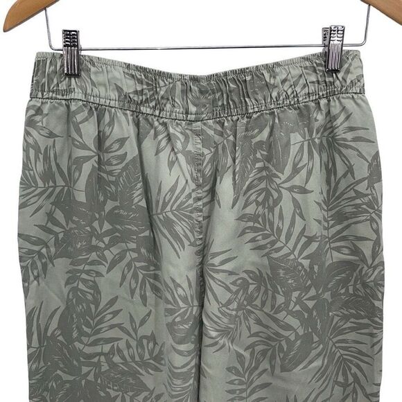 C & C California Womens Tropical Palm Trees Print Wide-Leg Lyocell Pants Medium - Picture 4 of 10